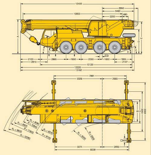 Автокран 60 тонн LIEBHERR LTM 1060