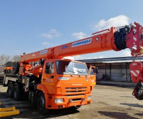 Автокран 25 тонн, 33 метра КС-55713-1К-4В Клинцы на базе КаМаз 65115